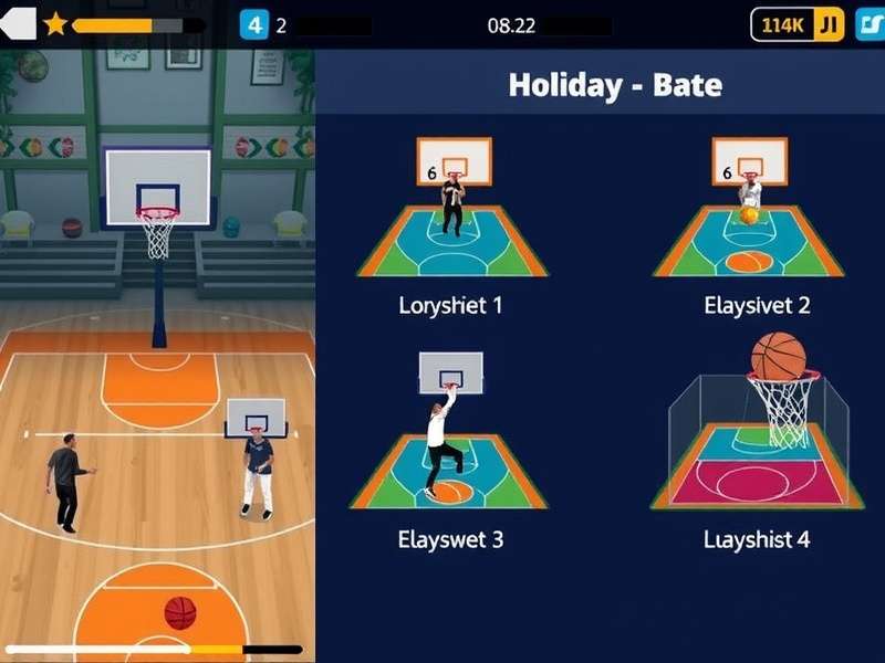 Indian Free Throw Pro gameplay screenshot showing basketball court and shooting mechanics